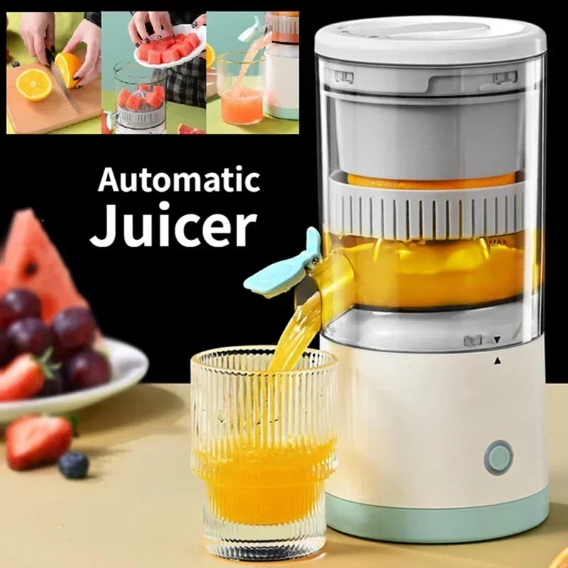 Exprimidor eléctrico portátil con carga USB, licuadora de frutas, limón y naranja, Mini exprimidor de jugo para el hogar, exprimidor de cítricos para viajes