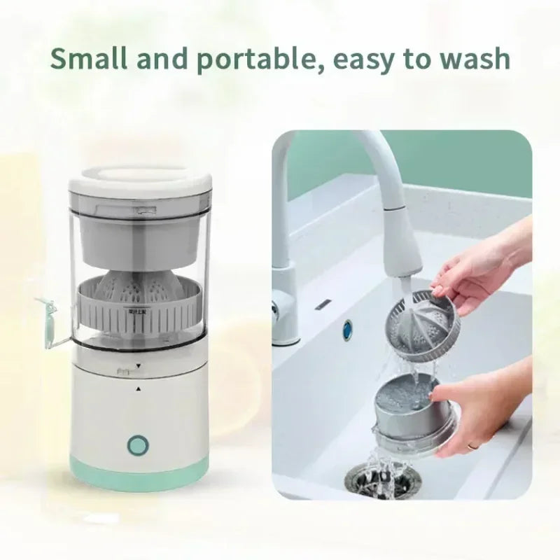 Exprimidor eléctrico portátil con carga USB, licuadora de frutas, limón y naranja, Mini exprimidor de jugo para el hogar, exprimidor de cítricos para viajes