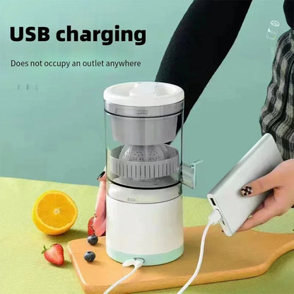 Exprimidor eléctrico portátil con carga USB, licuadora de frutas, limón y naranja, Mini exprimidor de jugo para el hogar, exprimidor de cítricos para viajes